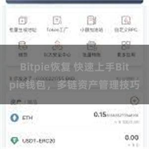 Bitpie恢复 快速上手Bitpie钱包，多链资产管理技巧