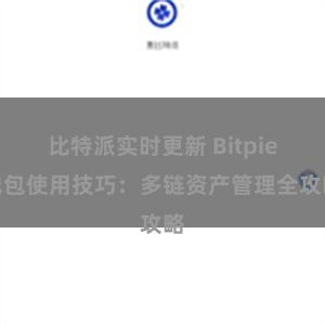 比特派实时更新 Bitpie钱包使用技巧：多链资产管理全攻略