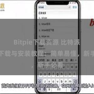 Bitpie下载资源 比特派钱包下载与安装教程：简单易懂，新手必看