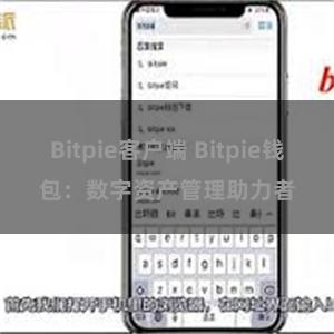 Bitpie客户端 Bitpie钱包：数字资产管理助力者