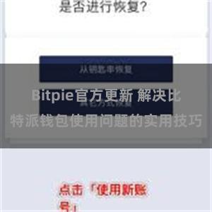 Bitpie官方更新 解决比特派钱包使用问题的实用技巧