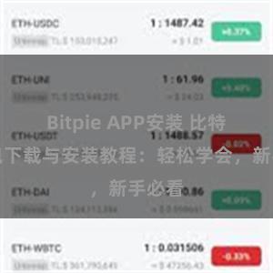 Bitpie APP安装 比特派钱包下载与安装教程：轻松学会，新手必看