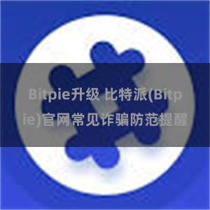 Bitpie升级 比特派(Bitpie)官网常见诈骗防范提醒