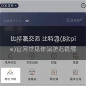 比特派交易 比特派(Bitpie)官网常见诈骗防范提醒