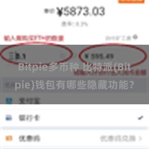 Bitpie多币种 比特派(Bitpie)钱包有哪些隐藏功能？