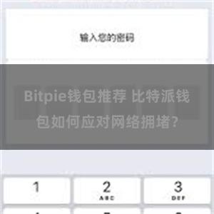 Bitpie钱包推荐 比特派钱包如何应对网络拥堵？