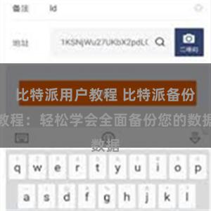 比特派用户教程 比特派备份教程：轻松学会全面备份您的数据