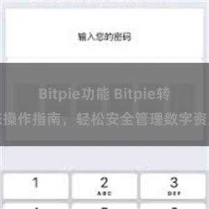 Bitpie功能 Bitpie转账操作指南，轻松安全管理数字资产